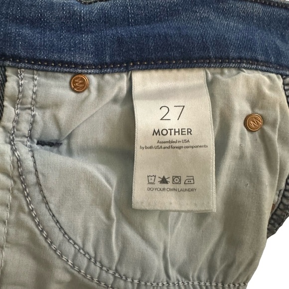 Mother Jeans l mid-rise Dazzler Ankle Fray Jeans - Picture 8 of 9